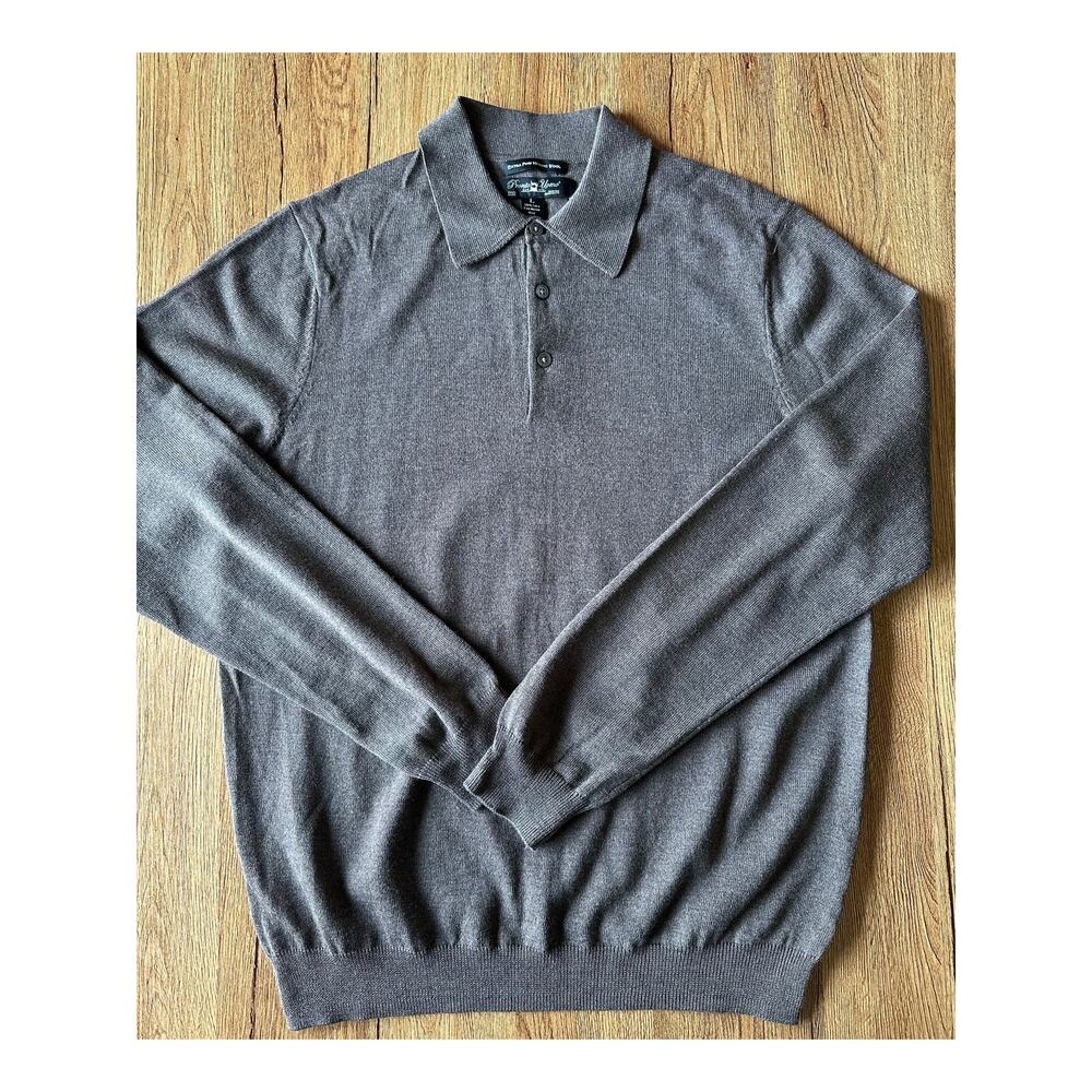 Pronto Uomo Extra Fine Merino Wool Sweater Size Large